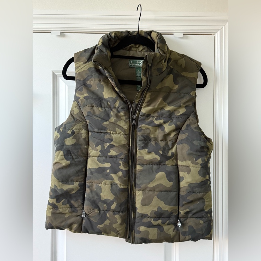 Ralph Lauren Camouflage Puffer Vest